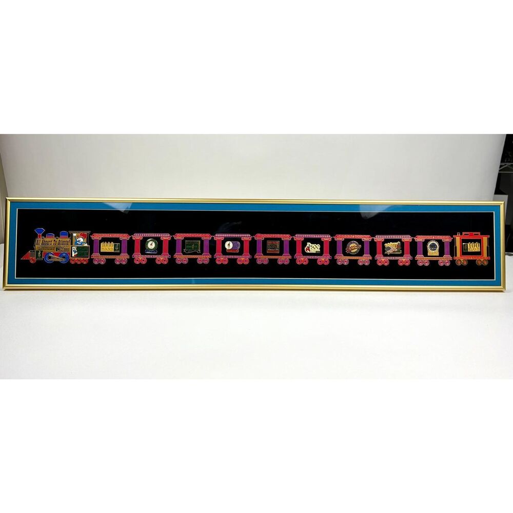 1996 Limited Edition All Aboard To Atlanta Commemorative Trading Train Pin Set